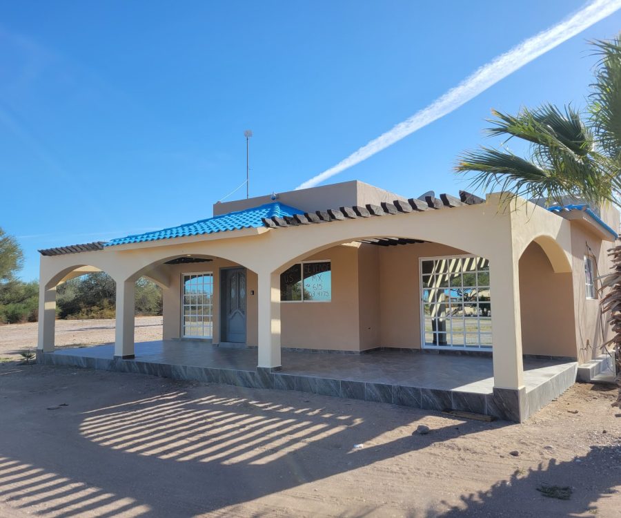 Outside from the back