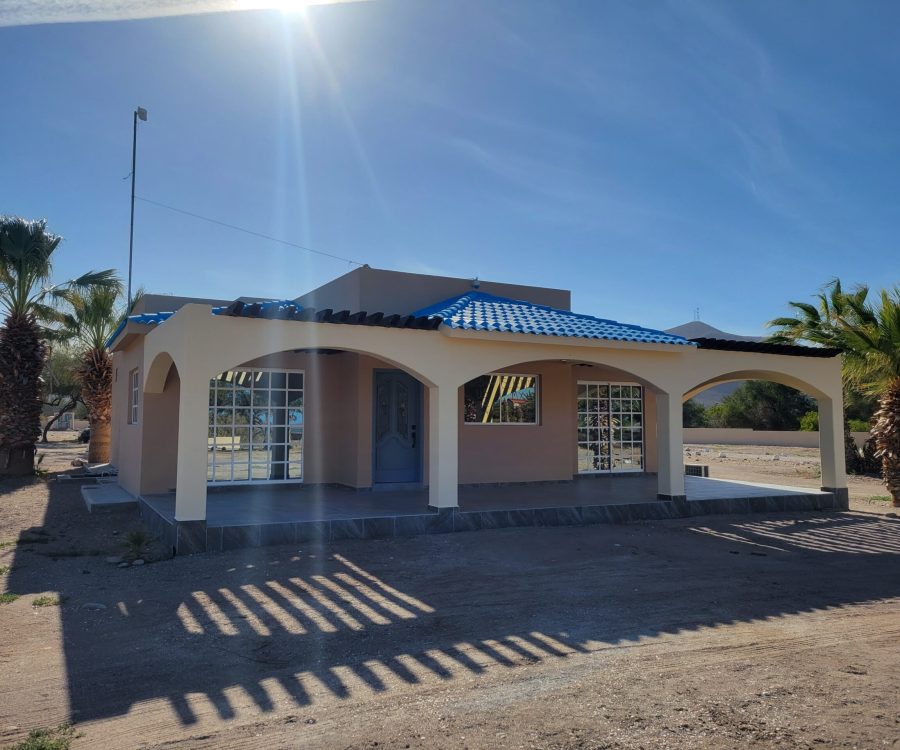 Outside from the back